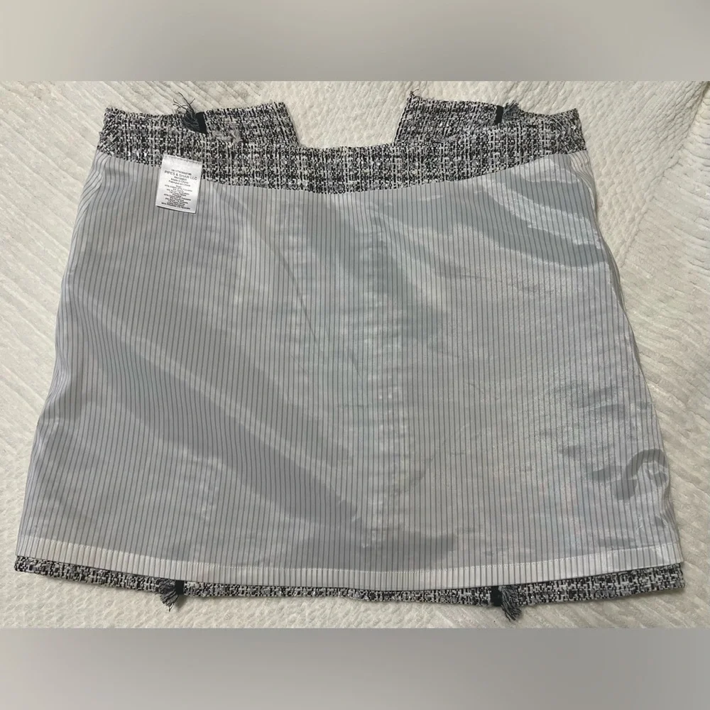 NWOT Veronica beard multi-colored tweed skirt - Picture 8 of 13